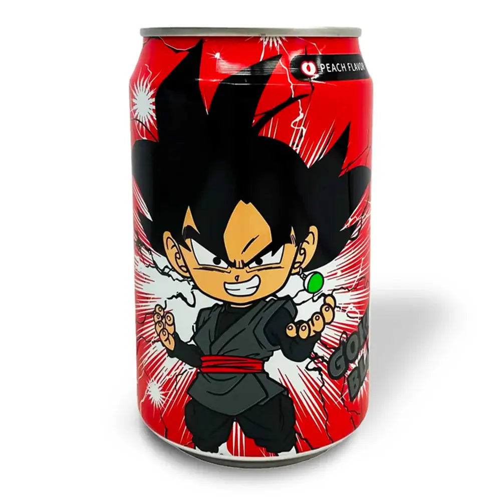 Dragon Ball Z Black Goku Sparkling Water Peach 11.15oz
