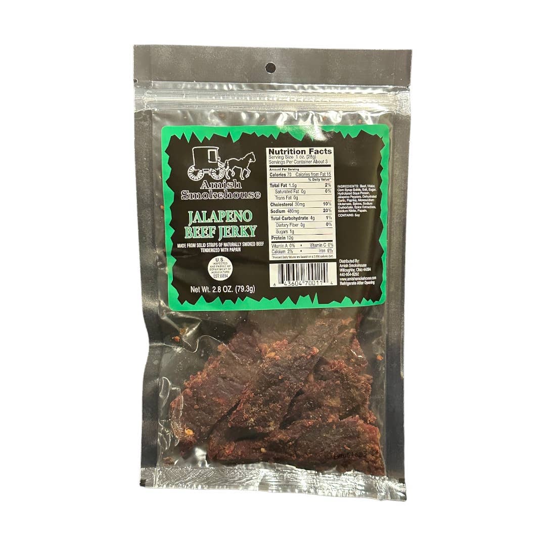 Jalapeno Beef Jerky 2.8oz Bag