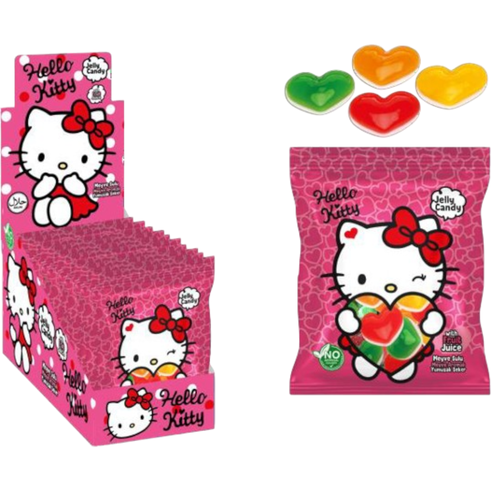 Hello Kitty Heart Gummy