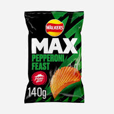 Walkers Max Pepperoni Feast Flavored From The UK