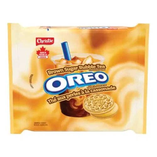 Oreo Brown Sugar Bubble Tea Flavoured Sandwich Cookies 263g